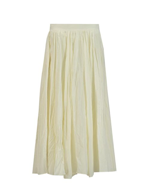 ARMİNE Kırışık Vual Etek 25Yd9180 Ekru - S000418054-19966