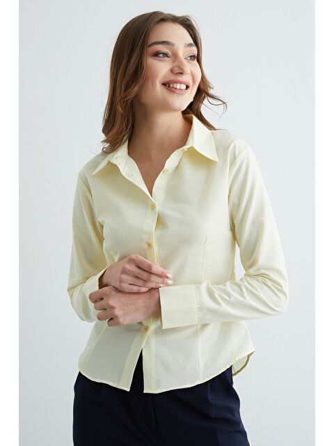 Fullamoda Basic Pensli Slim Fit Gömlek - S000504001-20072