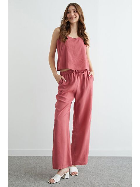 Fullamoda Basic İp Askılı Beli Lastikli 2 Li Takım - S000501509-20028