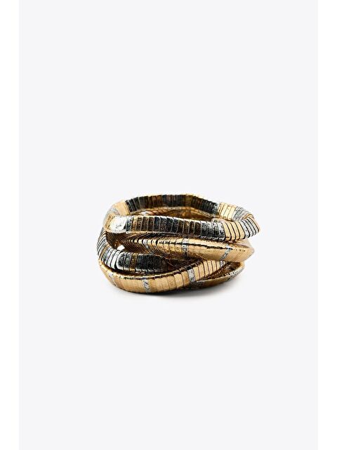 New Obsessions Gold & Silver Spiral Bileklik - S000459635-37200