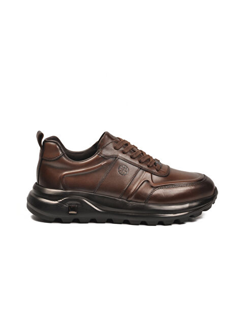 Ayakmod Kahve Hakiki Deri Erkek Casual Ayakkabı 5K3251-30219 M - S000485828-19413