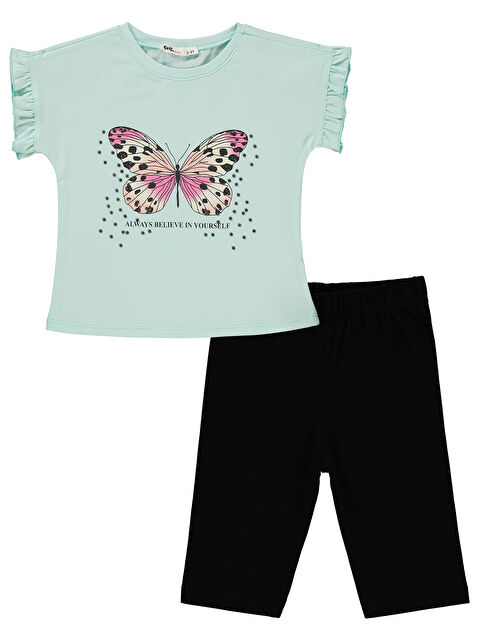 Civil Girls Kız Çocuk Takım 2-5 Yaş Su Yeşili - S000405233-20054