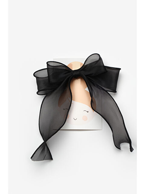 Le Mabelle Siyah Kuyruklu Fiyonk Kız Çocuk Otomatik Toka - S000513245-19351