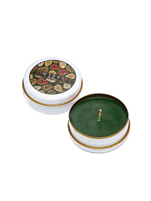 Missi Yılbaşı Oud Vanilya Kokulu Vegan Teneke Mum - S000458513-18194