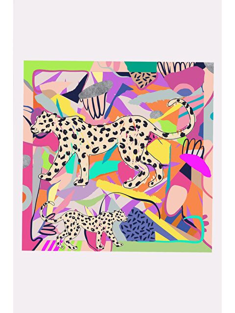 New Obsessions Cheetah Kadın Pareo Plaj Giysisi - S000353896-27074