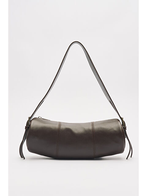 Manuka Morgan Oval Çanta Acı Kahve