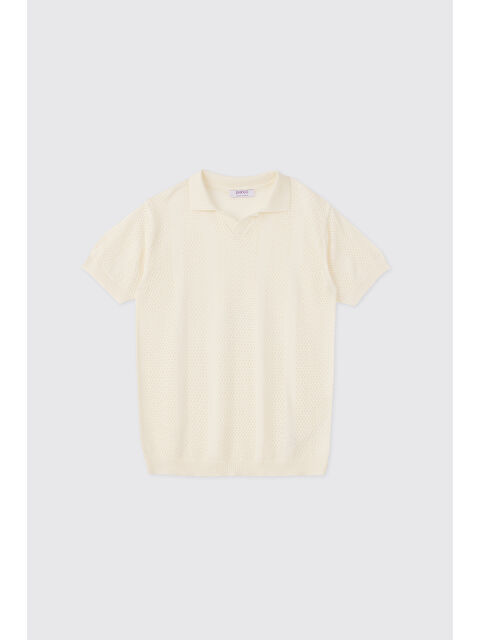 Panço Erkek Çocuk Ekru Tişört