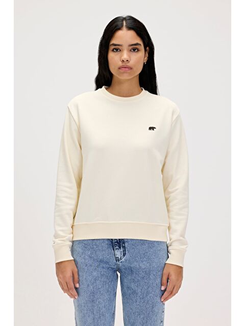 Bad Bear Basic Marshmallow  Kadın Sweatshirt