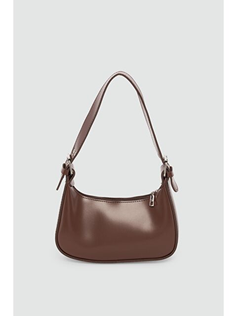 Shulebags Muse Oval Baget Çanta Taba - S000423534-14955