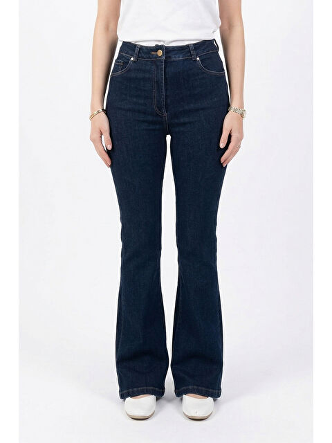 Remsa İspanyol Paça Jean Pantolon 16187 Lacivert