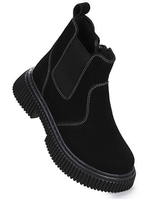 Kiko Kids Penka Fermuarlı Erkek Çocuk Günlük Bot Ayakkabı - S000473248-19351