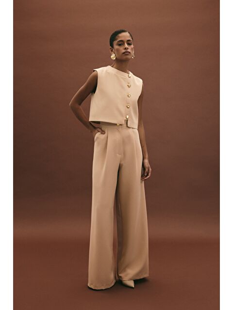 SATEEN Lucy Pantolon - Bej - S000505906-19928