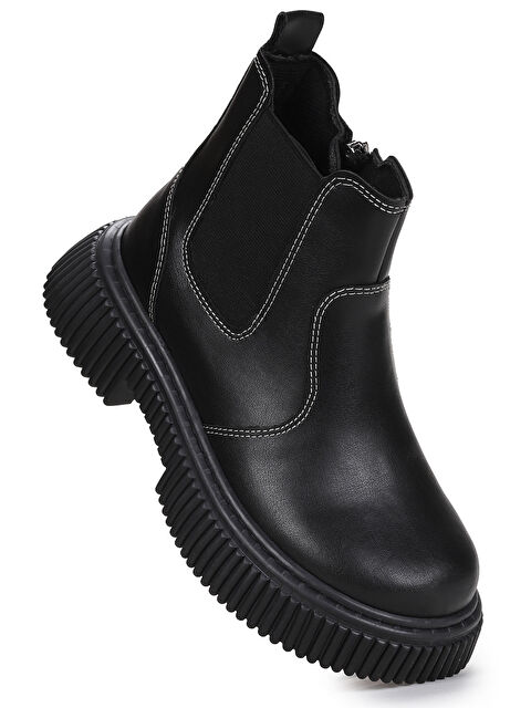 Kiko Kids Penka Fermuarlı Erkek Çocuk Günlük Bot Ayakkabı - S000473249-19351