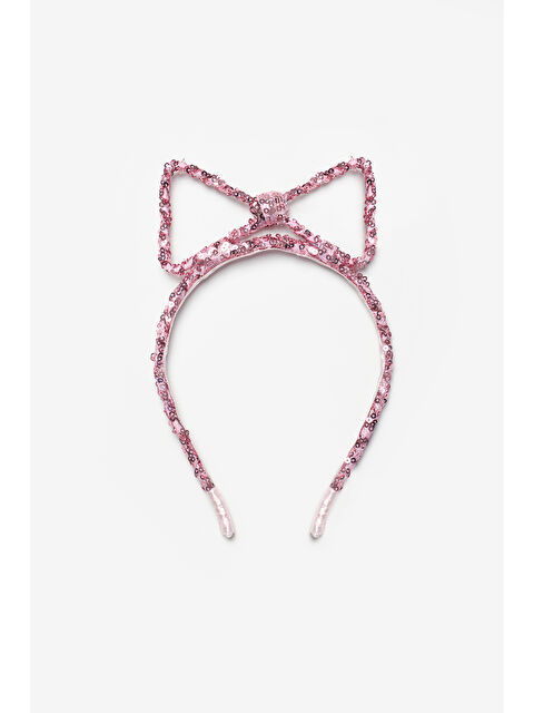 Le Mabelle Pembe Pullu Fiyonk Figürlü Kız Çocuk Taç - S000518762-20024