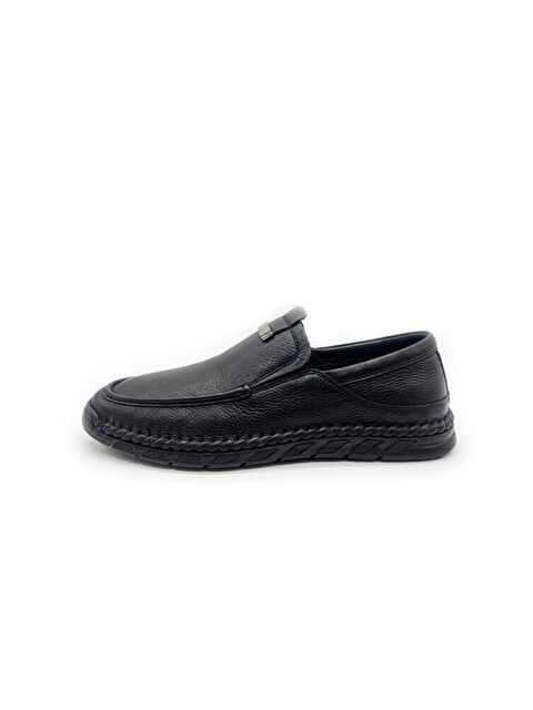 John May Erkek Siyah Loafer OG-2365 141 Siyah Marsel(Siyah Dana Astar)