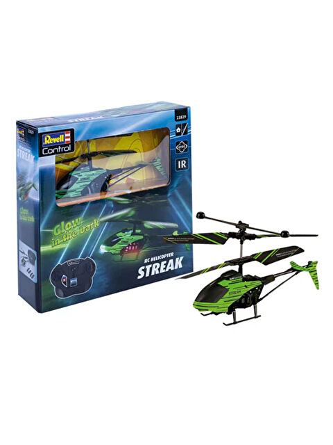 Revell Uzaktan Kumandalı Helikopter RC Karanlıkta Parlayan Helikopter Streak 23829
