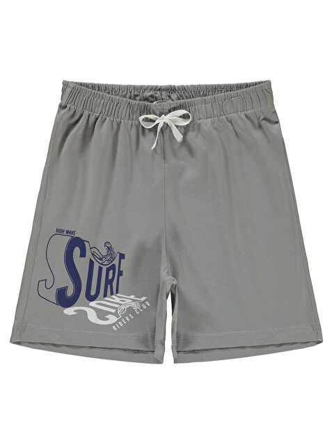 Civil Boys Erkek Çocuk Şort 6-9 Yaş Açık Gri