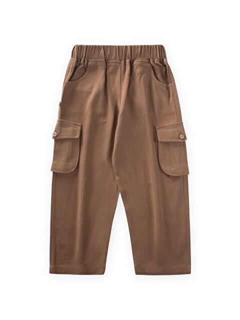 CİGİT Kız Çocuk Keten Pantolon - S000381433-26430