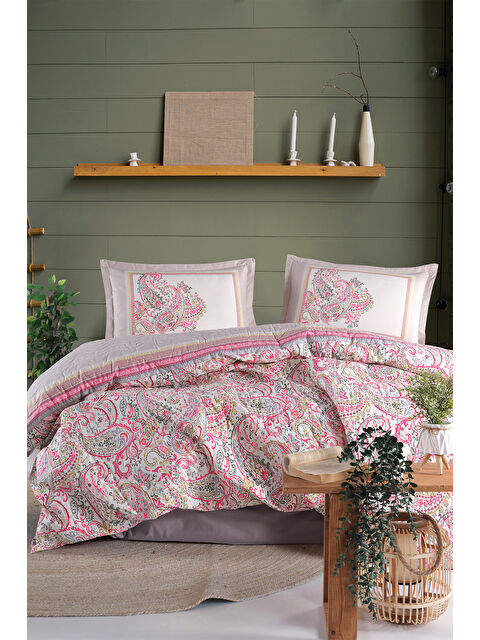 Clasy %100 Pamuk Çift Kişilik Dört Mevsim Set Luga - S000404045-20024