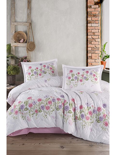 Clasy %100 Pamuk Çift Kişilik Dört Mevsim Set Helenka - S000404054-20024