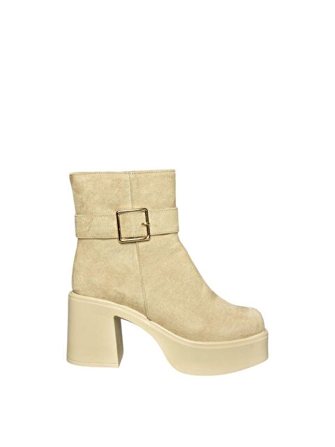 Fox Shoes Bej Kadın Bot V726446602 - S000442036-19928