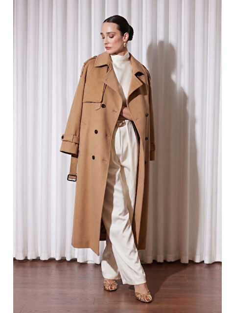 Remsa Missemramiss Rose Astar Detaylı Trençkot 5343 Camel