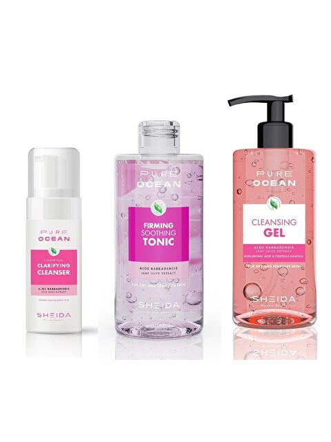 Sheida Pure Ocean Yüz Temizleme Seti - Kuru Ve Hassas Ciltler Için - S000518767-10231