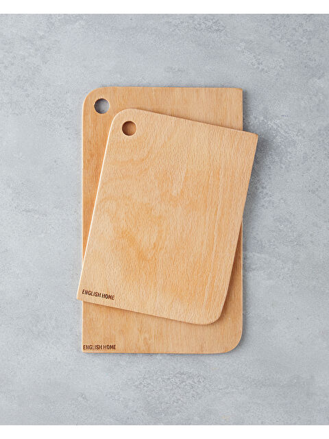 English Home Bety Kayın 2'li Kesme Tahtası 19x26 cm - 21x35 cm Natural - S000446309-26406