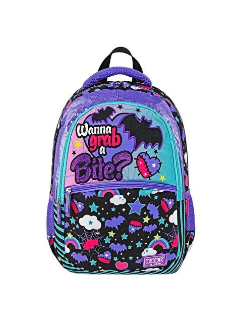 Muggle 3 Bölmeli Gotik Girl Okul Sırt Çantası MU-9109 - S000235365-37439