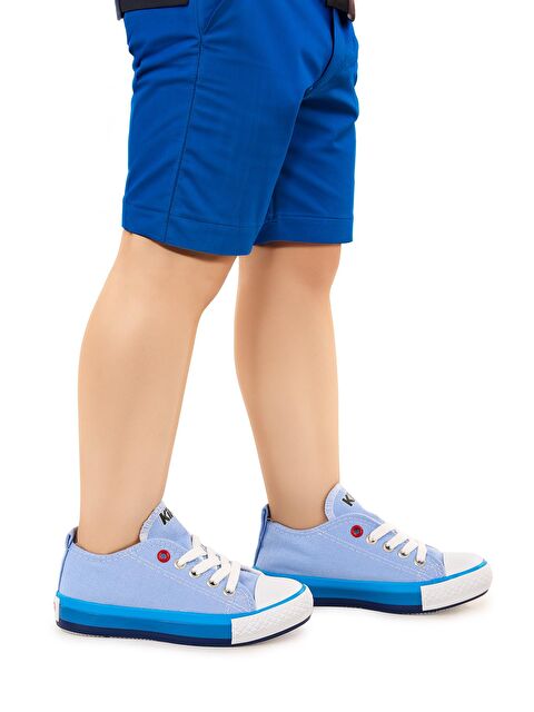 Kiko Kids Tinna Bağcıklı Erkek Çocuk Keten Spor Ayakkabı - S000216454-17234