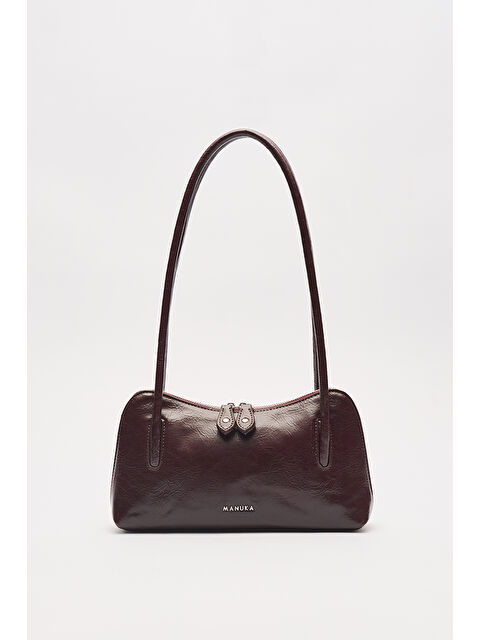 Manuka Kera Mini Çanta Bordo