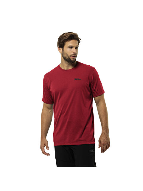 Jack Wolfskin Vonnan Erkek Kırmızı Tişört - S000489149-20045