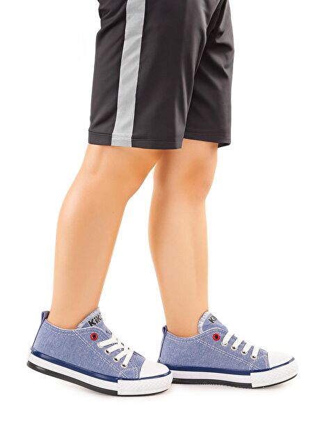 Kiko Kids Tinna Bağcıklı Erkek Çocuk Keten Spor Ayakkabı - S000216454-21983