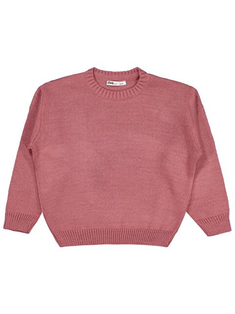 Civil Girls Düz 6-9 Yaş Kazak - Pembe 6-7 Yaş - S000483593-20028