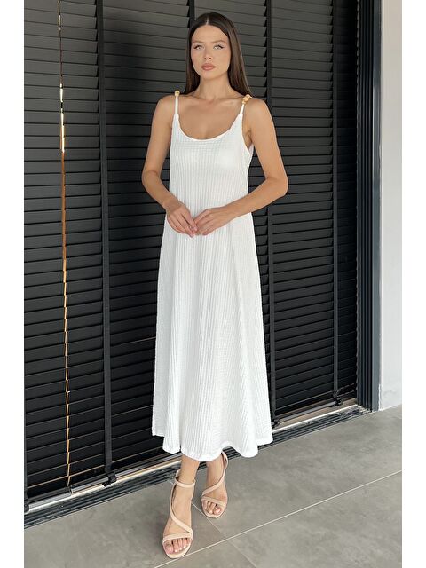 Gülseli Kadın İp Askılı Elbise - S000445222-19966