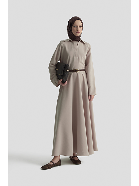 ARMİNE Elbise Vizon