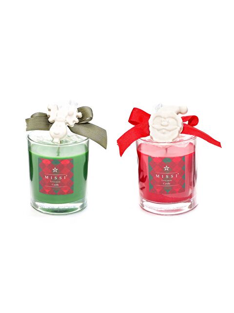 Missi Yılbaşı Aroması-Amber Wood Kokulu Vegan Mum Seti - S000464737-20045