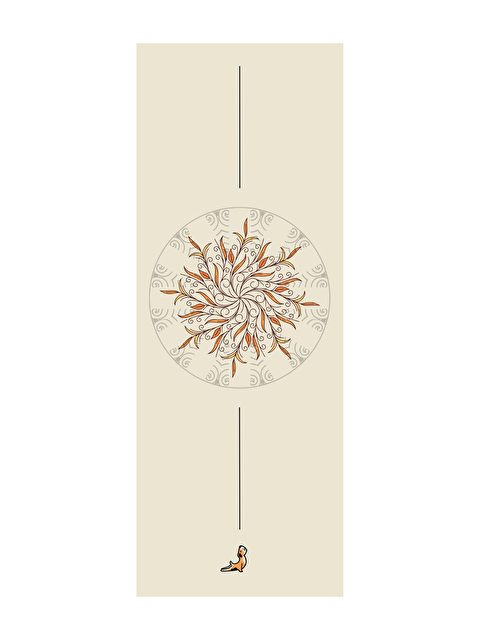 Petarya Reflect Serisi Floral 4.1 mm Doğal Kauçuk Kaydırmaz Yoga Matı - S000440197-37207