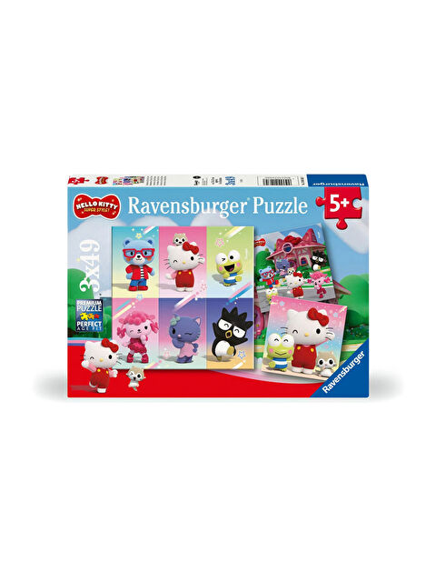 Ravensburger Çocuk Puzzle 3x49 Parça Hello Kitty RPK120010357