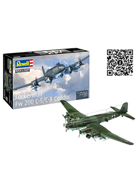 Revell Maket Model Kit Uçak Focke-Wulf Fw 200 C-5/C-8 Condor 3777