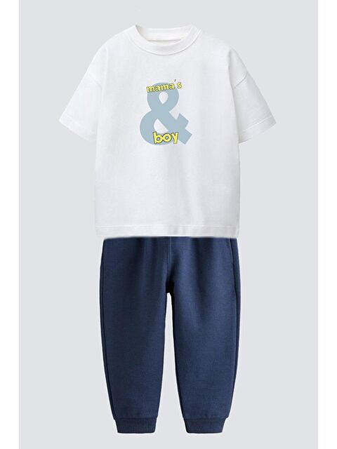 Monila Erkek Çocuk Antrasit Pamuklu Bisiklet Yaka Altüst Takım - S000514999-29666