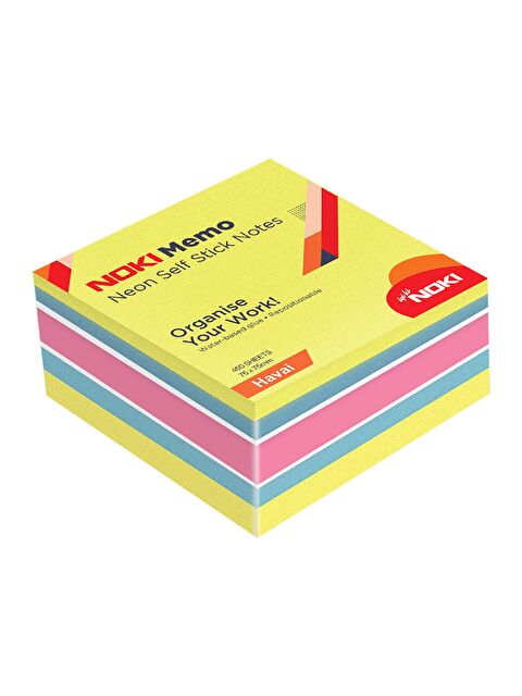 Noki 75x75 Yapışkanlı Neon Küp Not Kağıdı 450 Sayfa - S000346150-20072