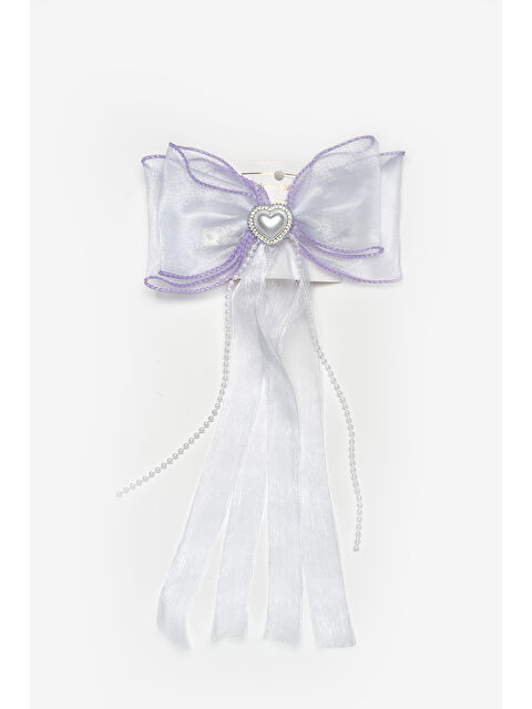 Le Mabelle Lila Kalp Figürlü Kız Çocuk Otomatik Toka - S000513253-17878