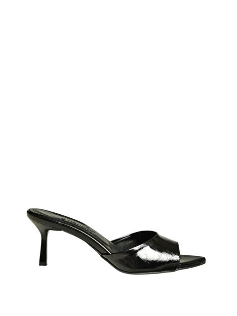 Fox Shoes Siyah Kadın Topuklu Ayakkabı U654081009 - S000422394-19351