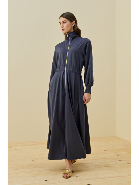 Remsa Penye Kolej Elbise 1796 İndigo - S000527472-23093