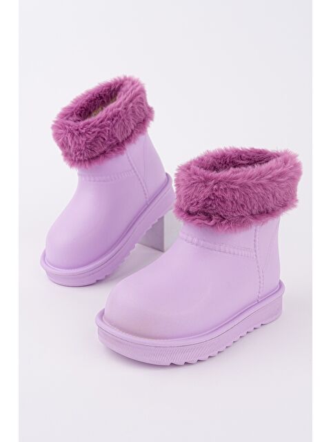 Muggo FRİGUS Çocuk Kürklü Yağmur Ve Kar Botu - S000465875-17878