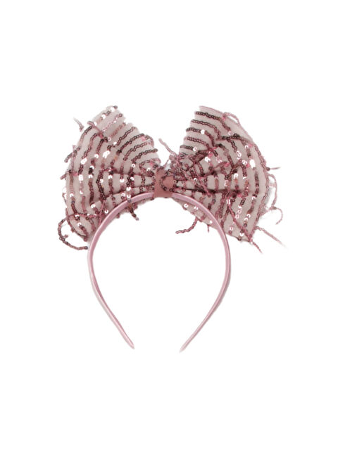 Le Mabelle Pembe  Pullu Saçaklı Kız Çocuk Taç - S000513220-20024