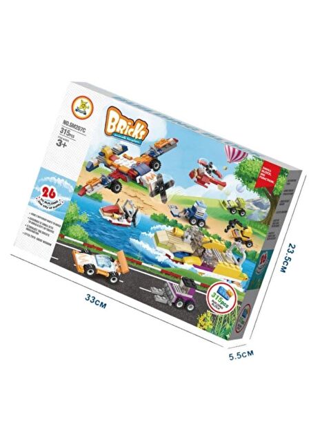 Kızılkaya Bricks Lego İş Makineleri 315 Parça (SM207C) GKO - S000407628-23173