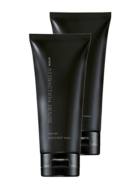 AVON Attraction Desire Erkek Saç ve Vücut Şampuanı 200 Ml. İkili Set - S000285693-10231
