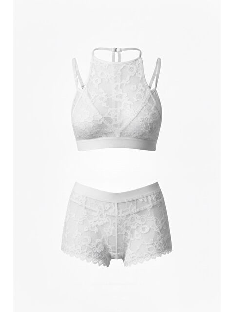 C&City 4Lü Bralet Set Krem